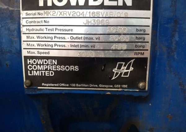 Низкотемпературный холодильный агрегат howden 7